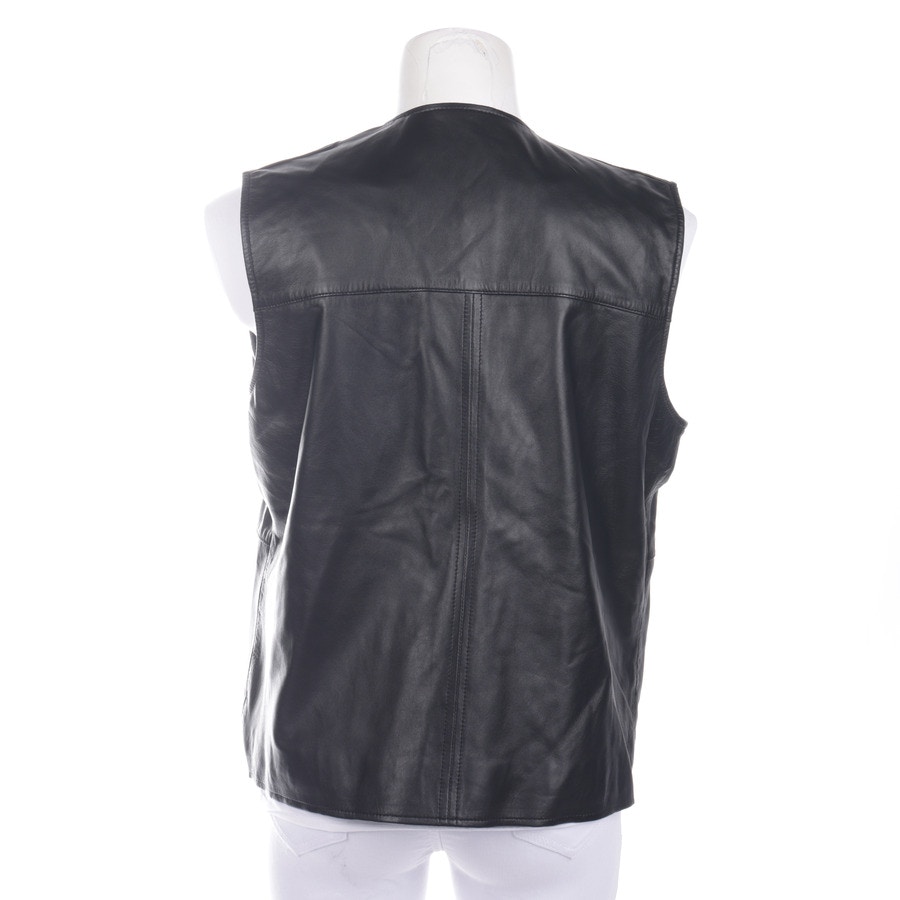 Image 2 of Leather Vest XL Black in color Black | Vite EnVogue