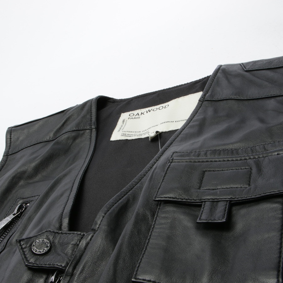 Image 3 of Leather Vest XL Black in color Black | Vite EnVogue