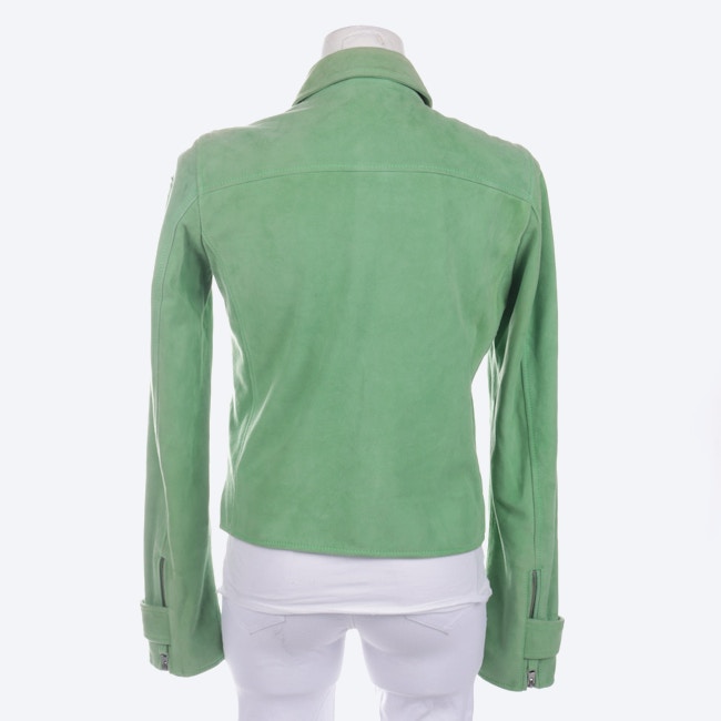 Image 2 of LeatherJacket S Lightgreen in color Green | Vite EnVogue