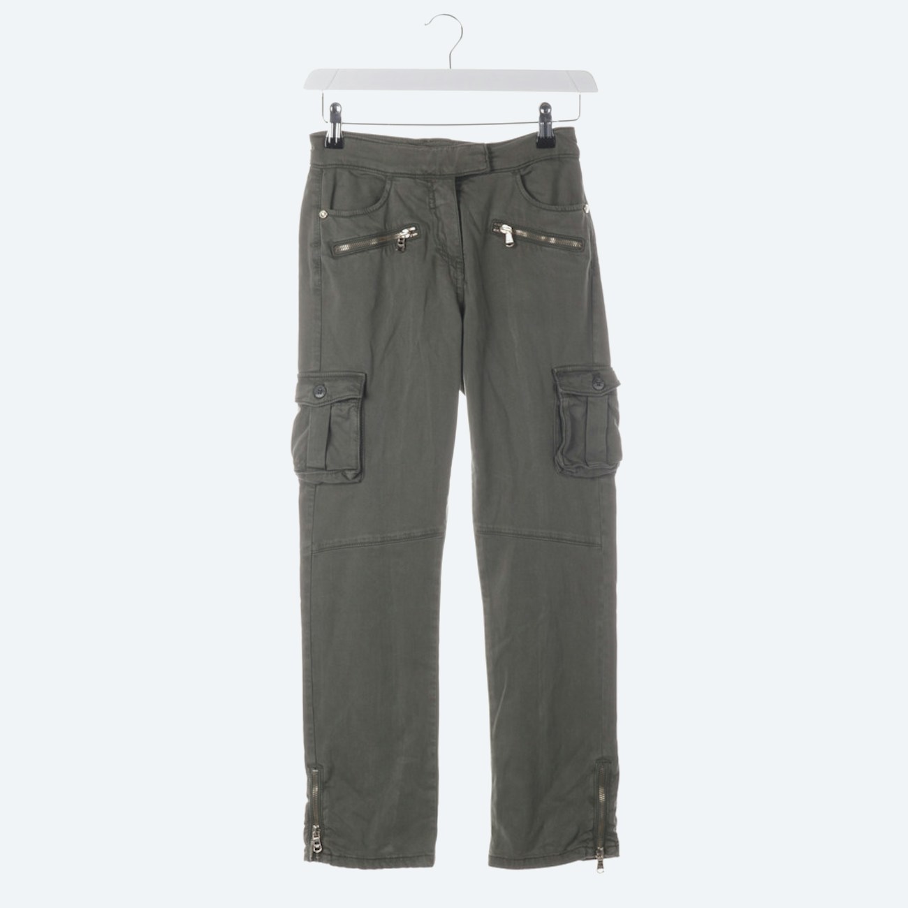 Image 1 of Trousers 34 Olive in color Green | Vite EnVogue