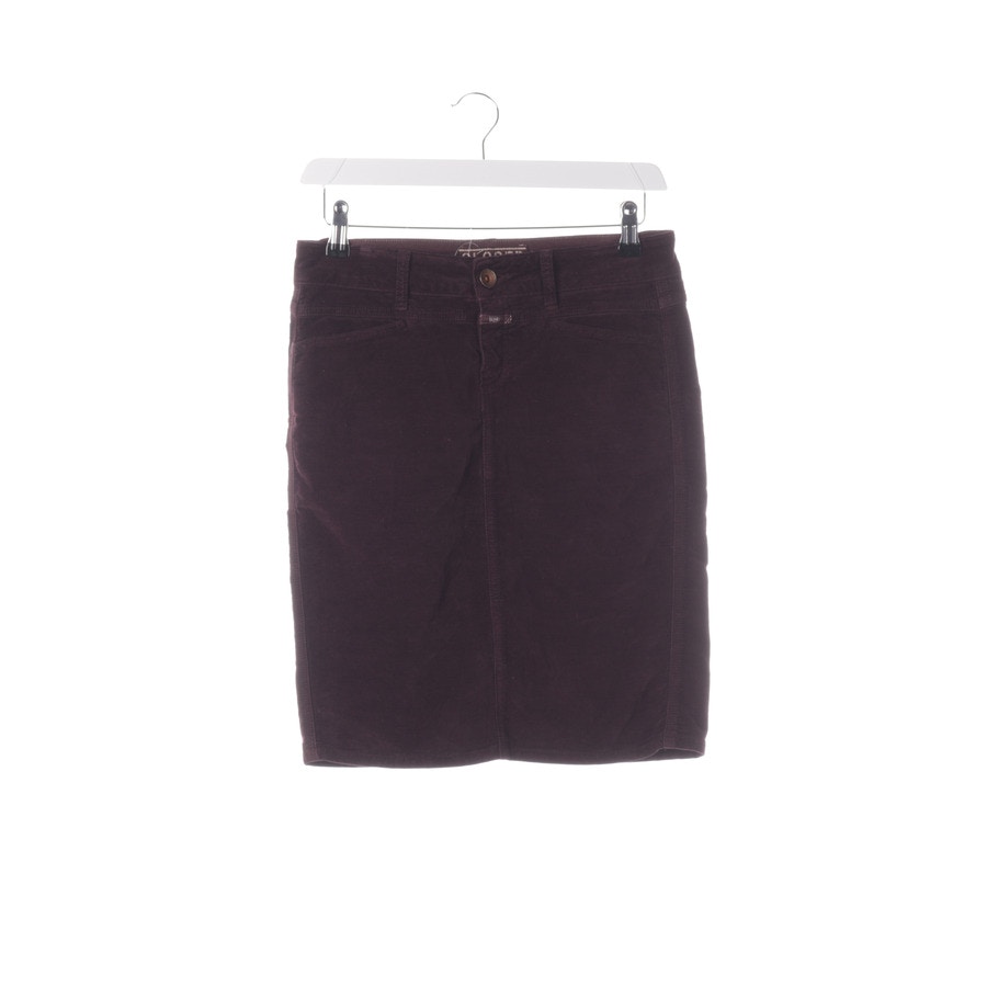 Image 1 of Skirt W28 Bordeaux in color Red | Vite EnVogue