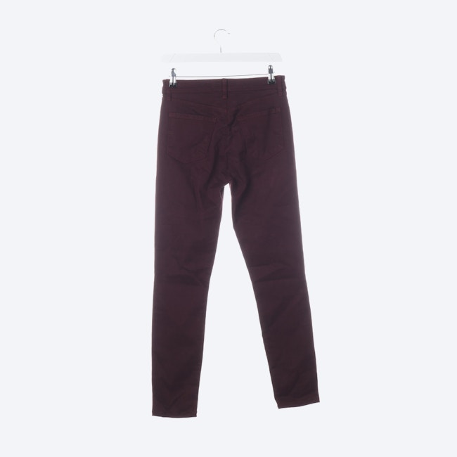 Image 2 of Trousers W26 Bordeaux in color Red | Vite EnVogue