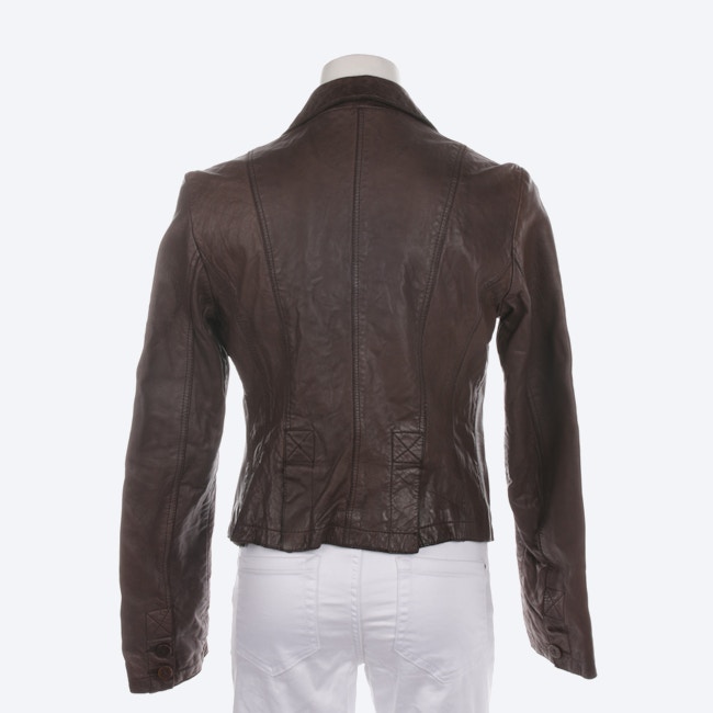 Image 2 of LeatherJacket S Dark brown in color Brown | Vite EnVogue