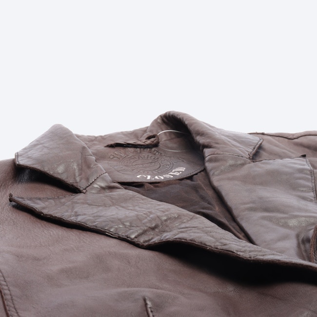 Image 3 of LeatherJacket S Dark brown in color Brown | Vite EnVogue