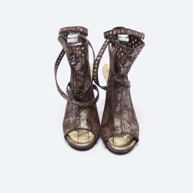 Image 2 of Heeled Sandals EUR 37 Dark brown in color Brown | Vite EnVogue