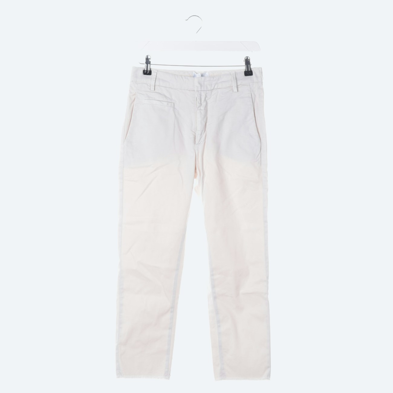 Image 1 of Trousers 32 Cream in color White | Vite EnVogue