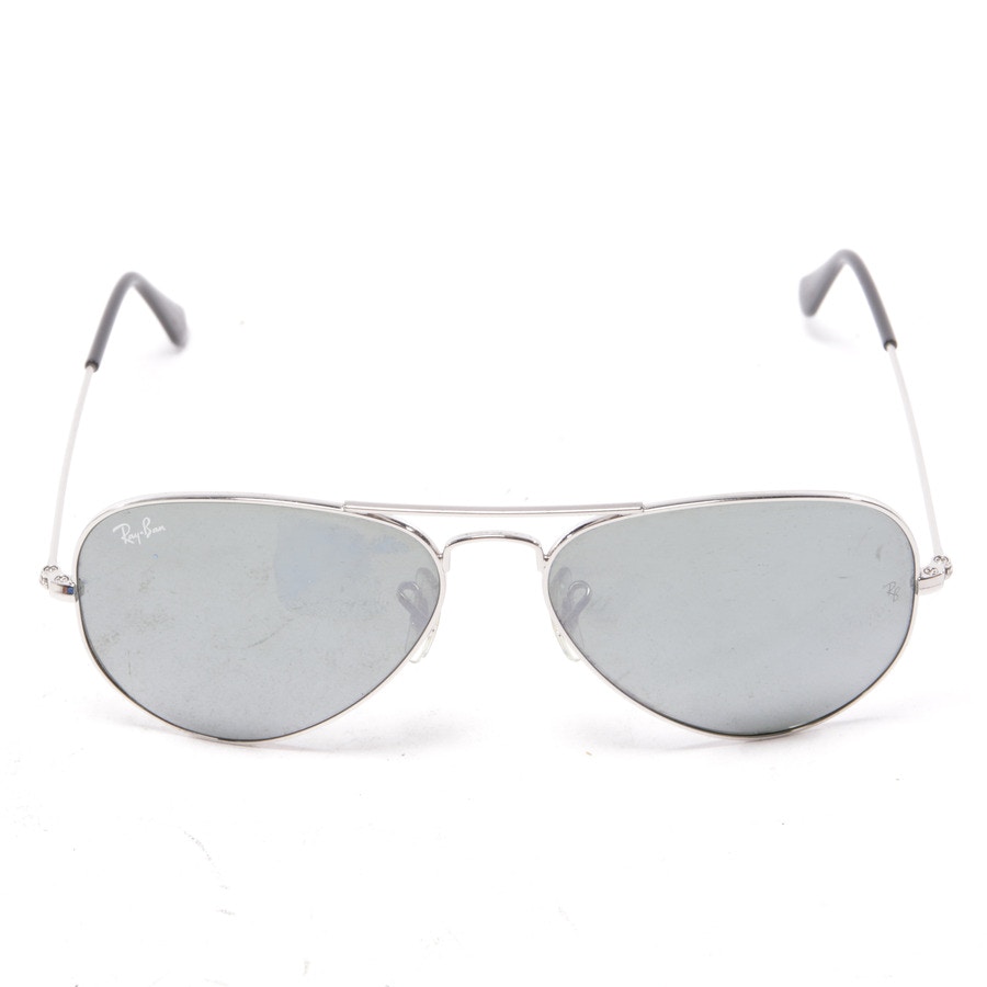 Image 1 of Aviator RB 3025 Sunglasses Silver in color Metallic | Vite EnVogue