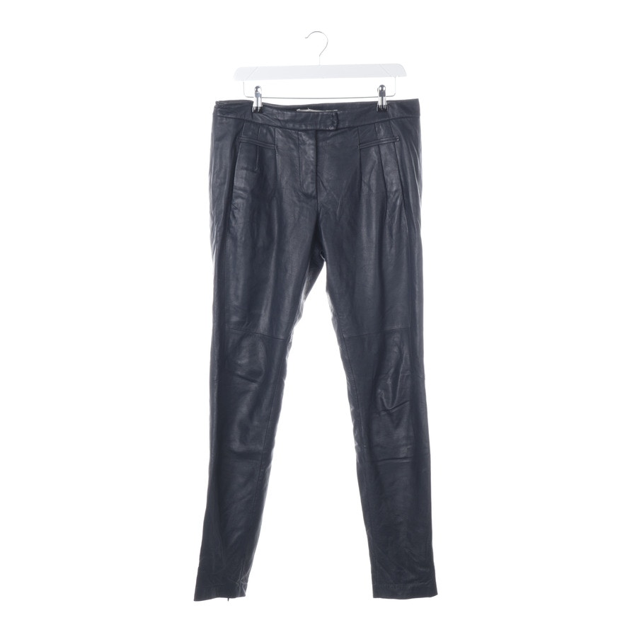 Image 1 of Leather Pants 38 Navy in color Blue | Vite EnVogue