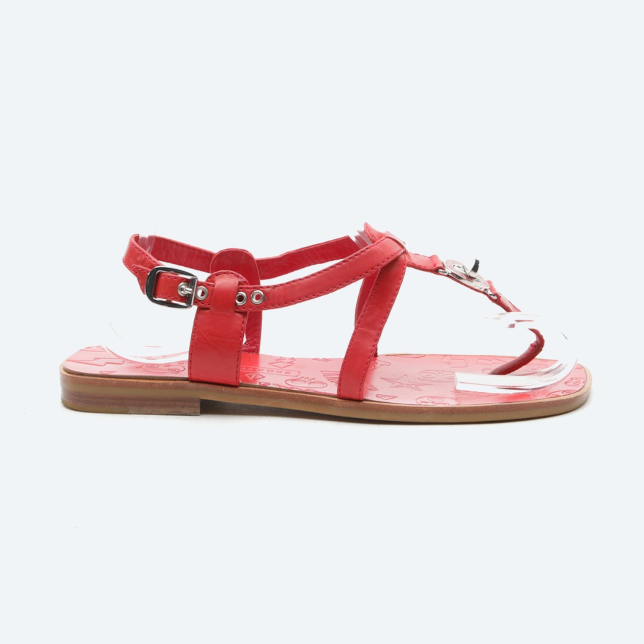 Image 1 of Sandals EUR 38.5 Red in color Red | Vite EnVogue