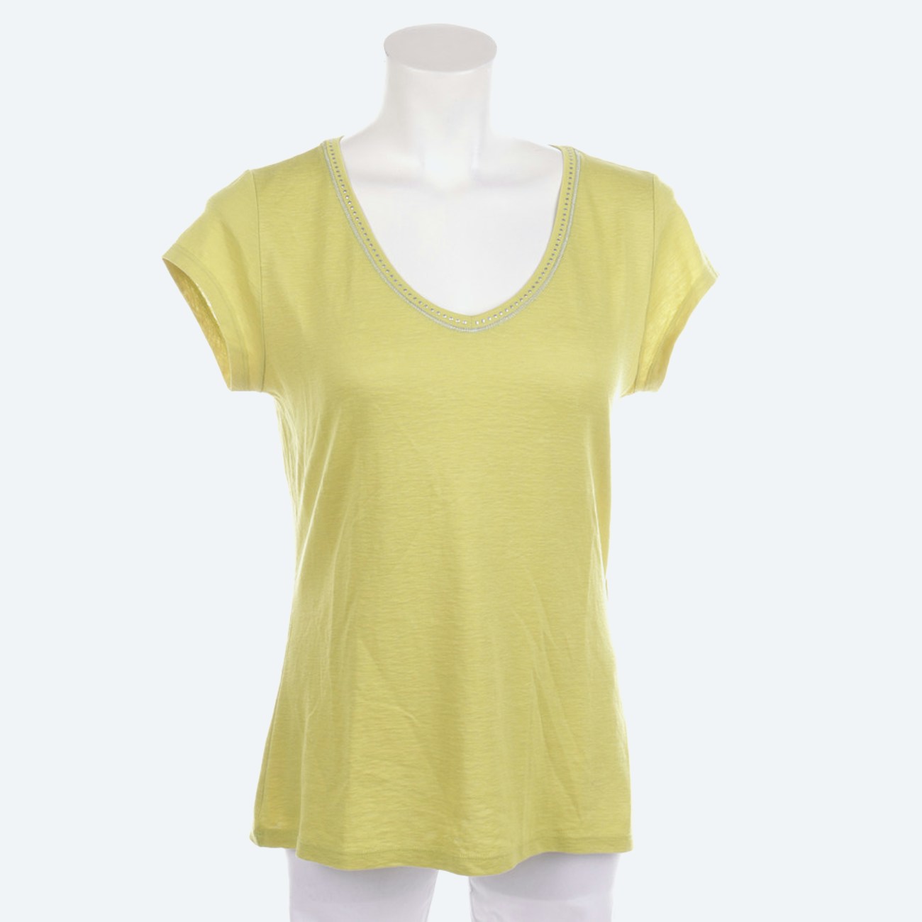 Image 1 of T-Shirt 38 Lightgreen in color Green | Vite EnVogue