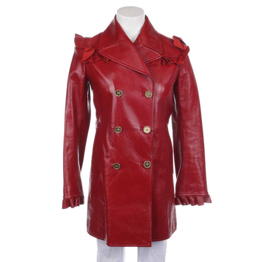 Image 1 of LeatherJacket 34 Red in color Red | Vite EnVogue