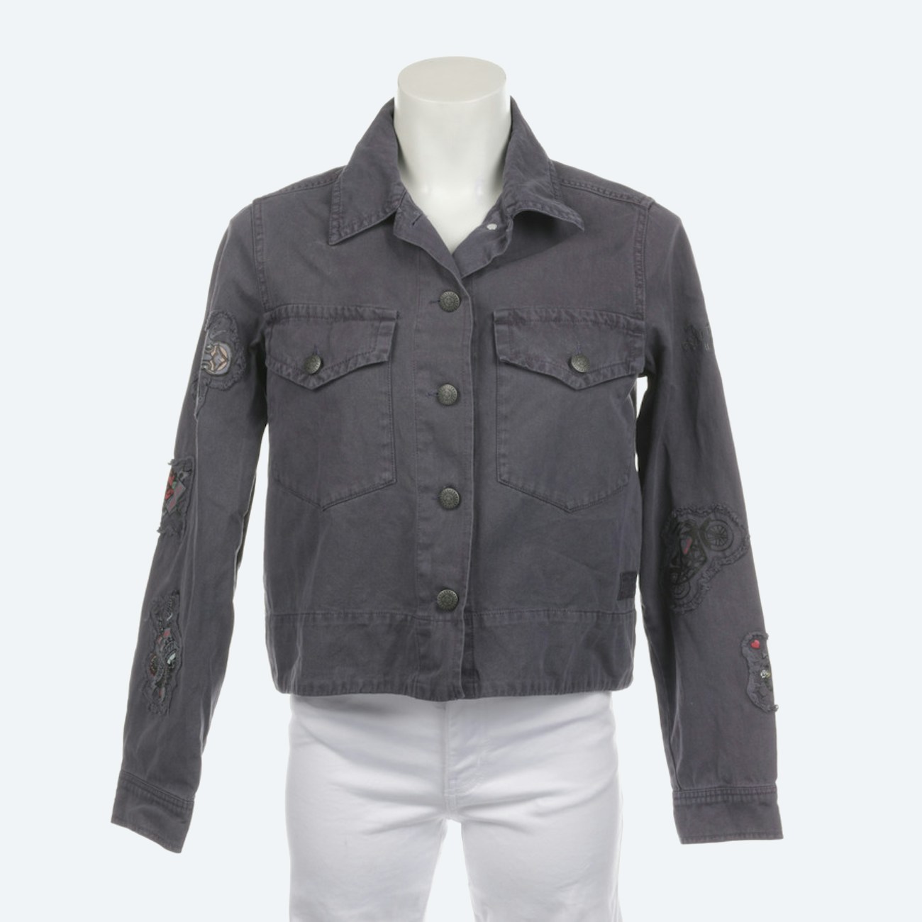 Image 1 of Jeans Jacket S Anthracite in color Gray | Vite EnVogue