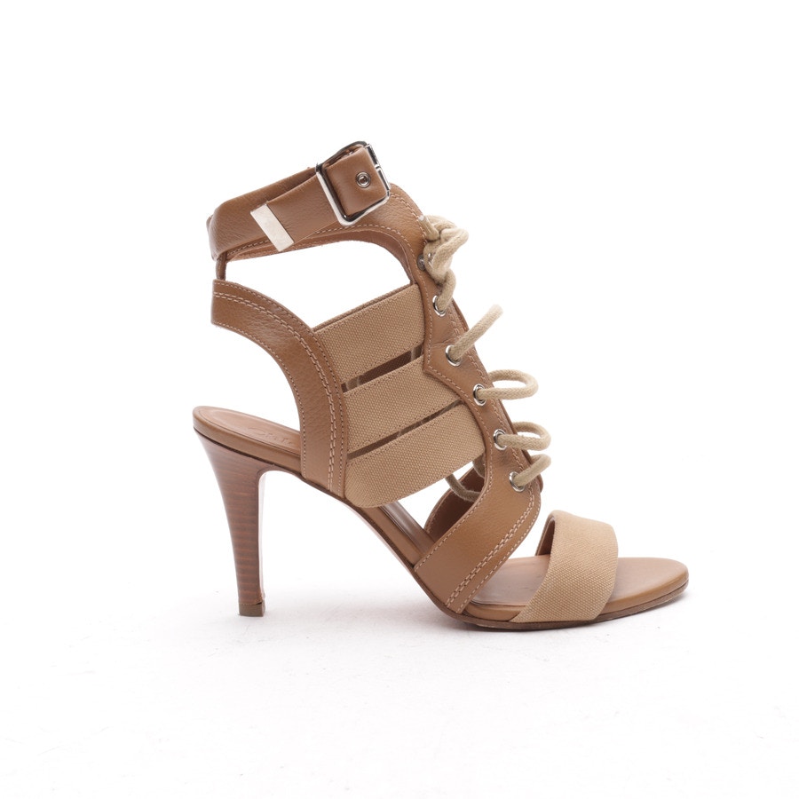 Image 1 of Heeled Sandals EUR 37.5 Camel in color Brown | Vite EnVogue