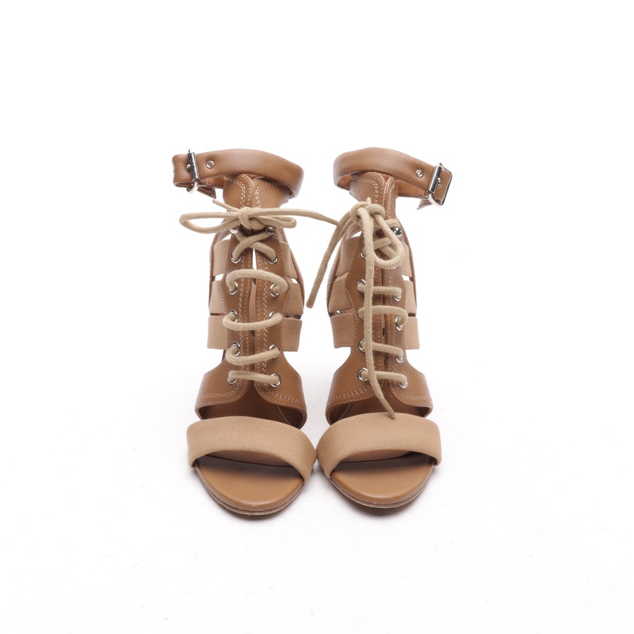 Image 2 of Heeled Sandals EUR 37.5 Camel in color Brown | Vite EnVogue