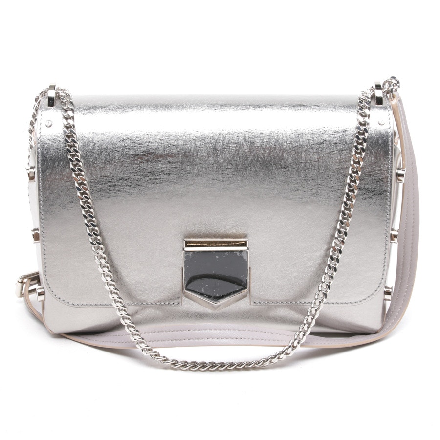 Image 1 of Shoulder Bag Silver in color Metallic | Vite EnVogue