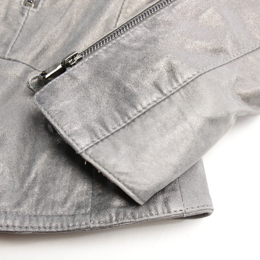 Image 4 of LeatherJacket 34 Gray in color Gray | Vite EnVogue