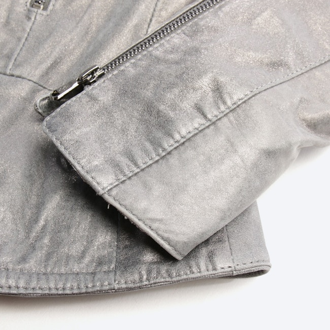 Image 4 of LeatherJacket 34 Gray in color Gray | Vite EnVogue
