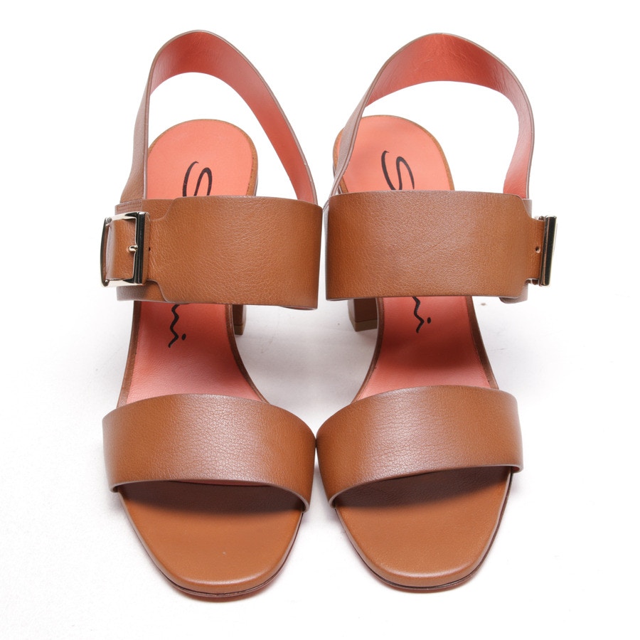 Image 2 of Heeled Sandals EUR 40 Chocolate in color Brown | Vite EnVogue