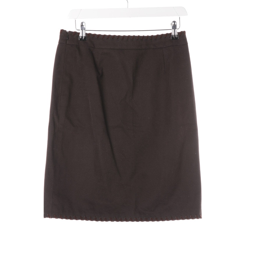 Image 2 of Skirt 36 Dark brown in color Brown | Vite EnVogue