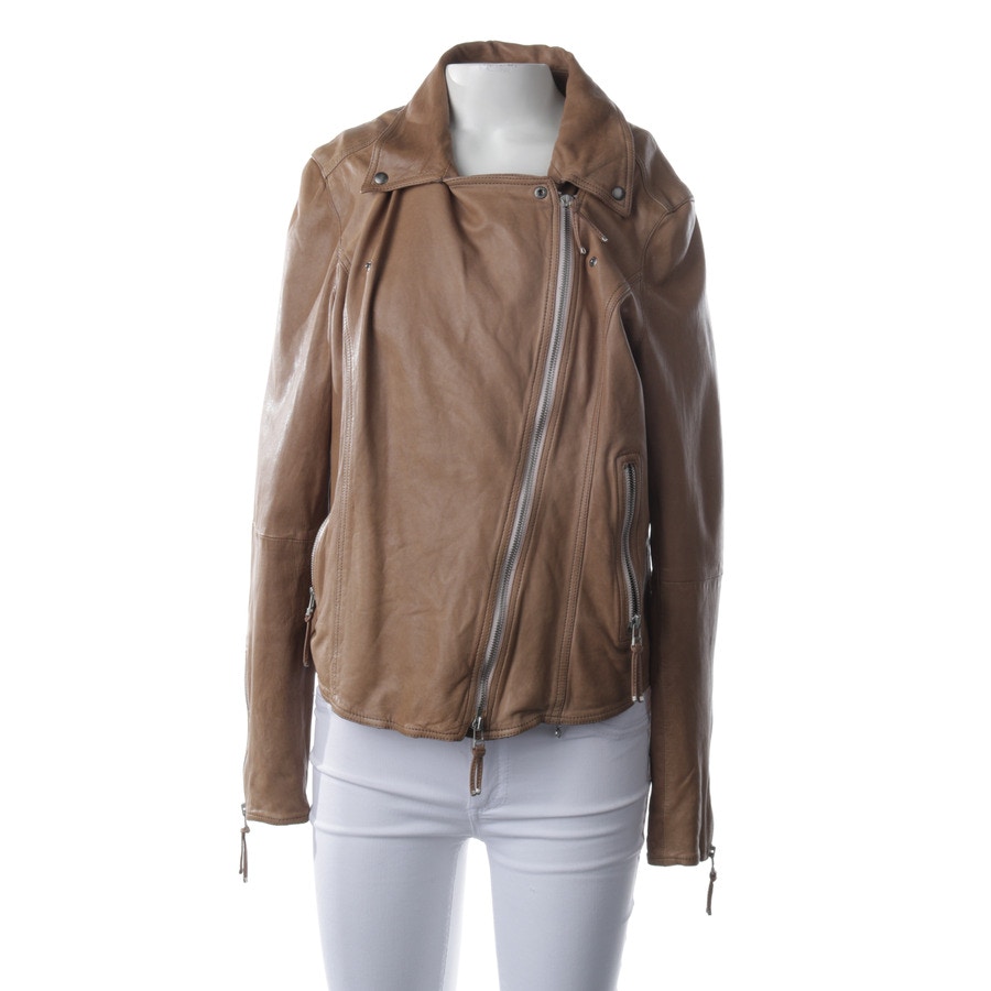 Image 1 of LeatherJacket XL Brown in color Brown | Vite EnVogue