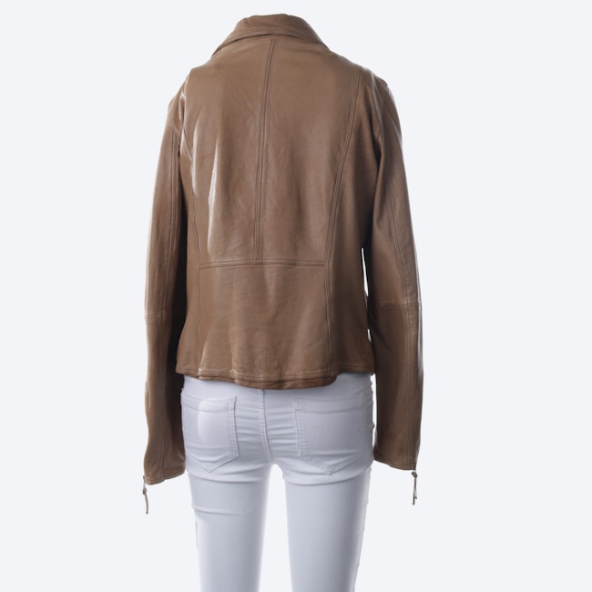 Image 2 of LeatherJacket XL Brown in color Brown | Vite EnVogue