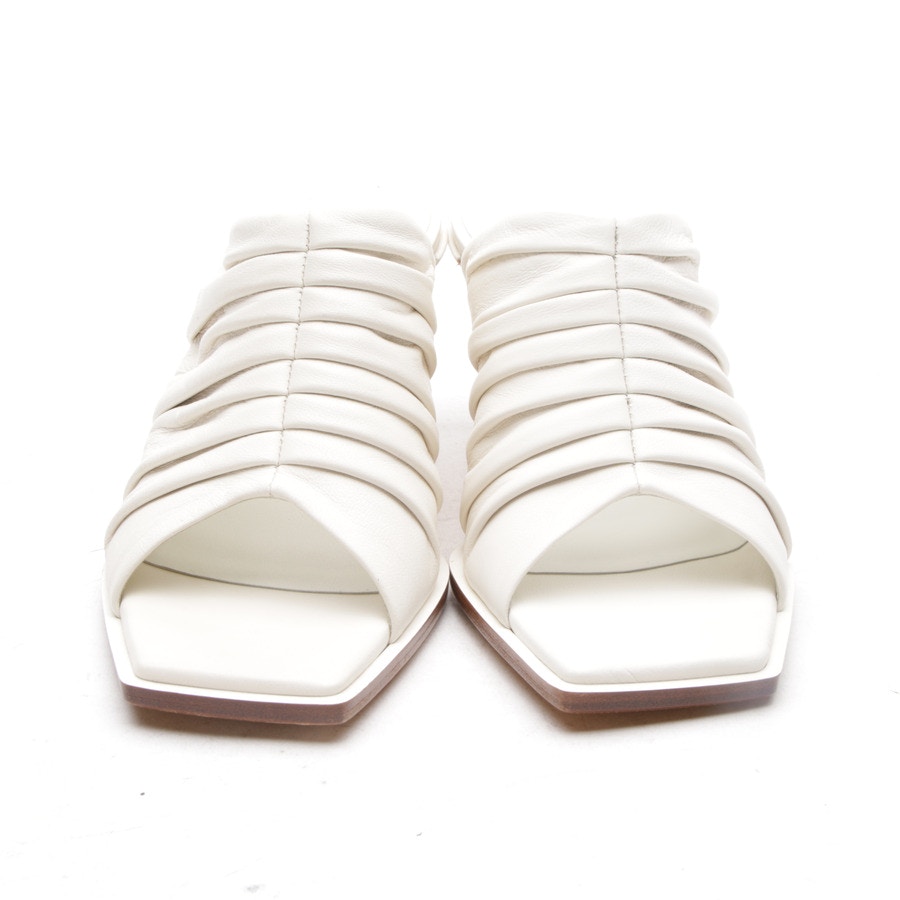 Image 2 of Heeled Sandals EUR38 Ivory in color White | Vite EnVogue