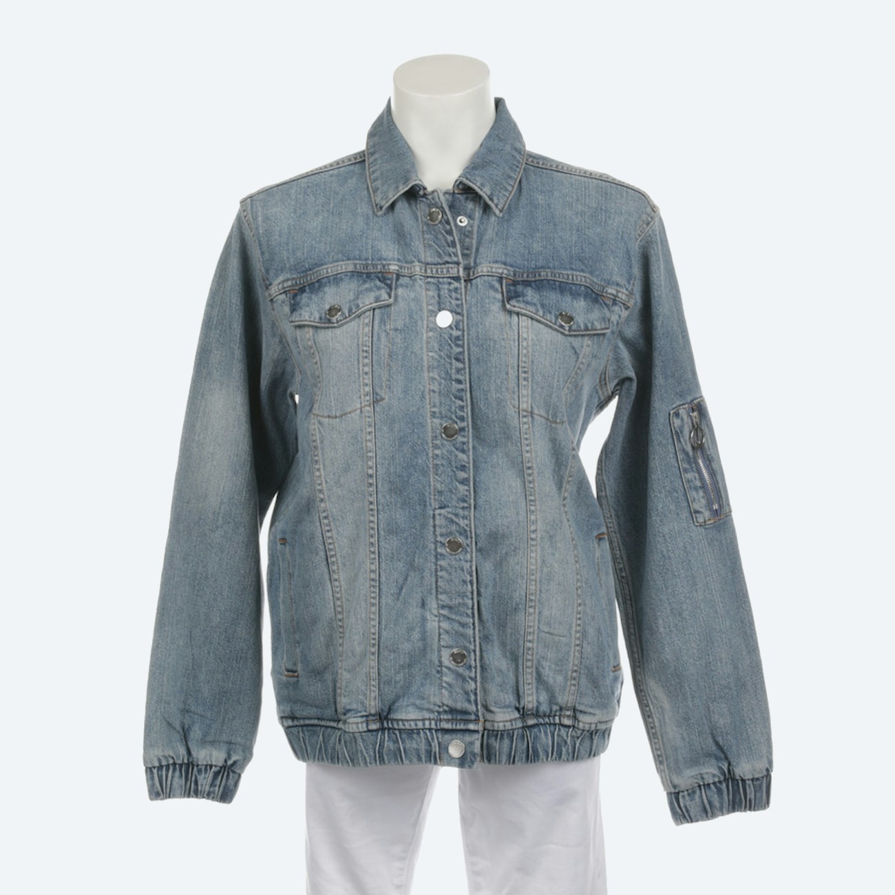 Image 1 of Jeans Jacket M Steelblue in color Blue | Vite EnVogue