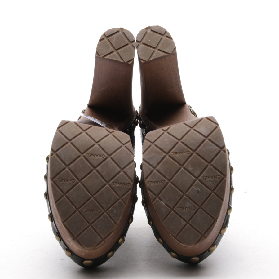 Image 4 of Heeled Mules EUR 39 Dark Brown in color Brown | Vite EnVogue