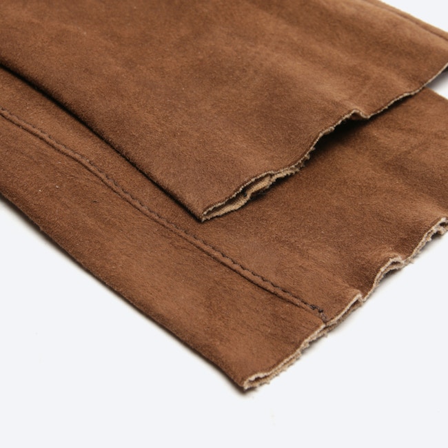 Image 3 of Leather Pants 36 Brown in color Brown | Vite EnVogue