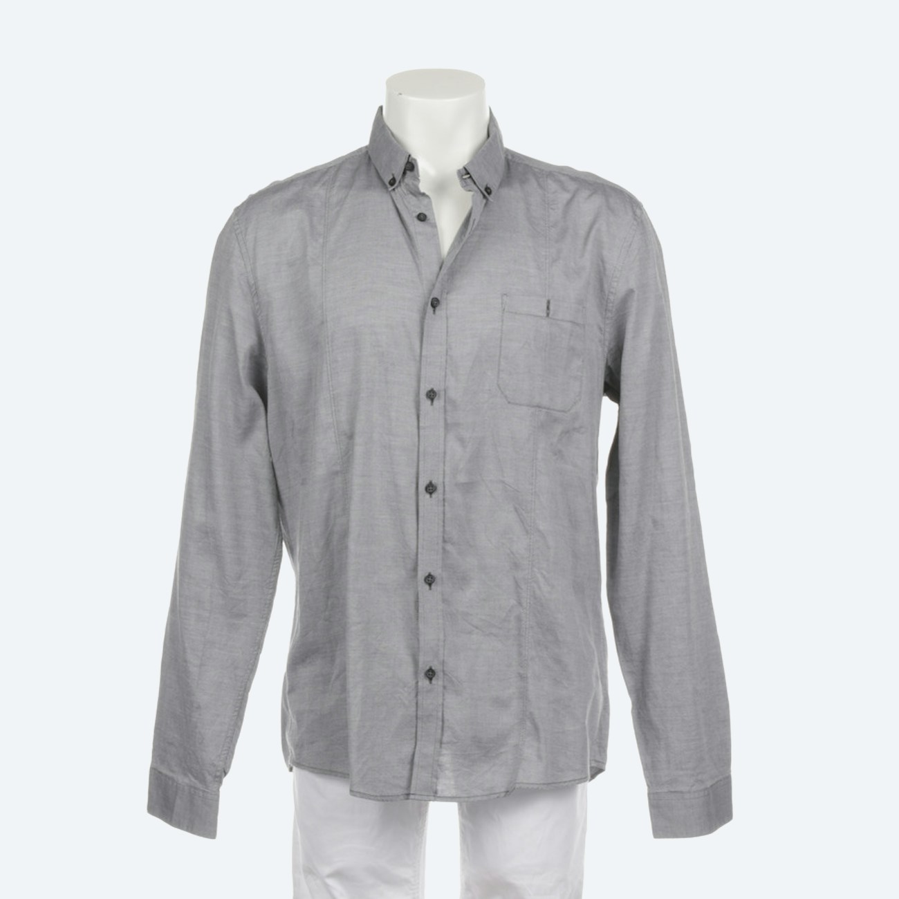 Image 1 of Casual Shirt XL Light Gray in color Gray | Vite EnVogue