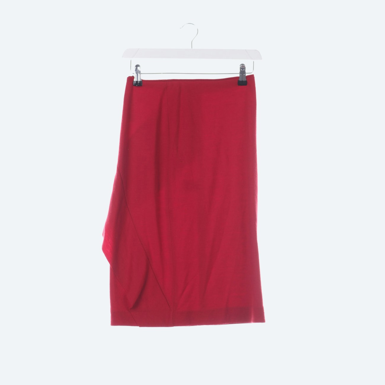 Image 1 of Wool Skirt 32 Red in color Red | Vite EnVogue