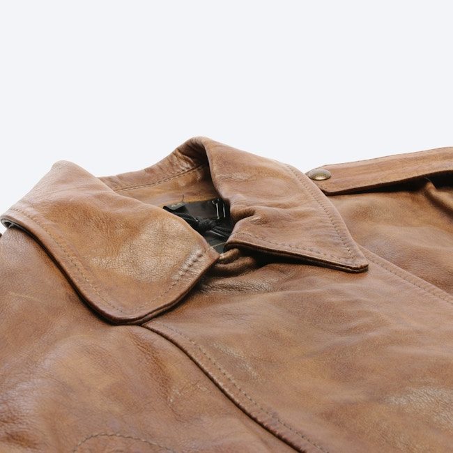 Image 3 of LeatherJacket 38 Camel in color Brown | Vite EnVogue