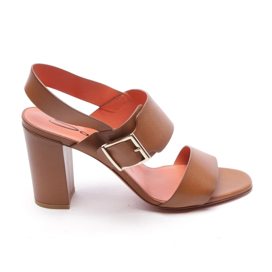 Image 1 of Heeled Sandals EUR 39.5 Chocolate in color Brown | Vite EnVogue