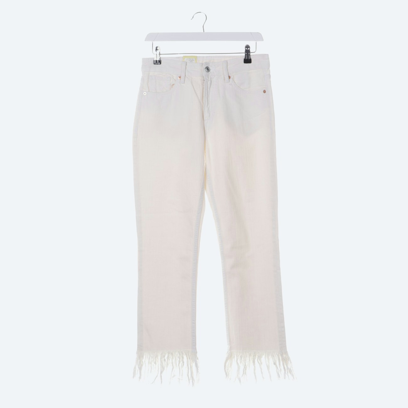 Image 1 of Jeans Straight Fit W27 Cream in color White | Vite EnVogue