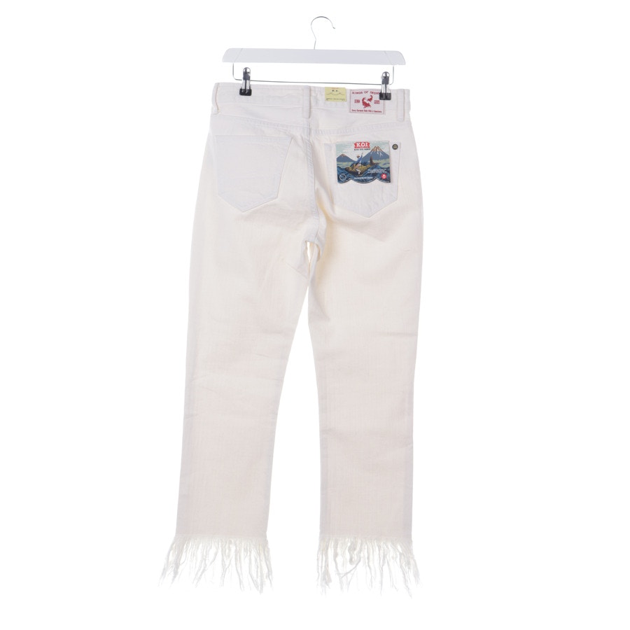 Image 2 of Jeans Straight Fit W27 Cream in color White | Vite EnVogue