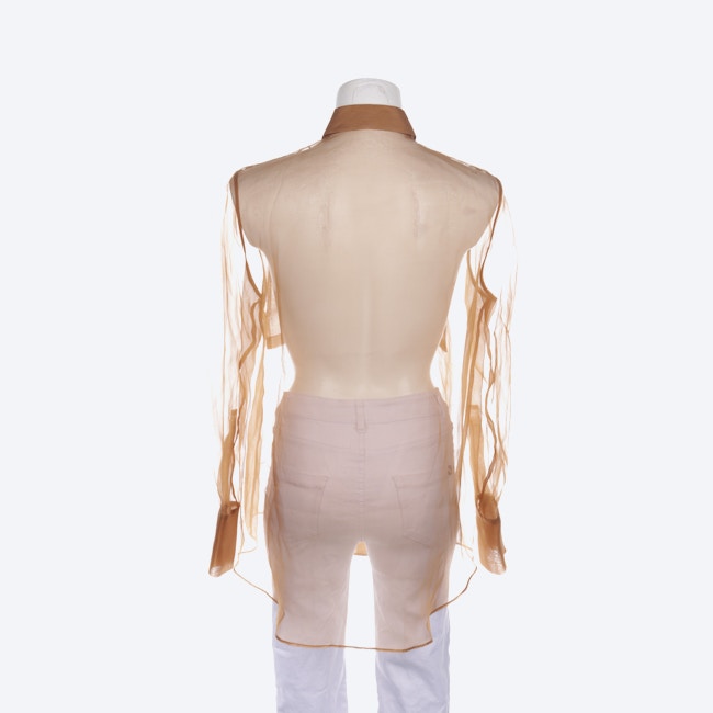 Image 2 of Silk Shirt 38 Camel in color Brown | Vite EnVogue