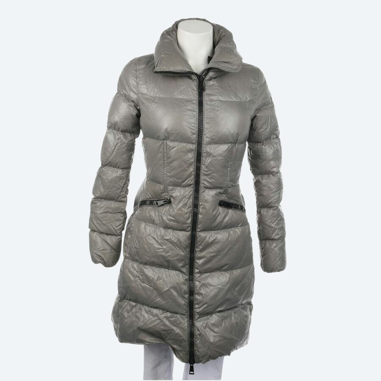 Image 1 of Winter Coat 38 Light Gray in color Gray | Vite EnVogue