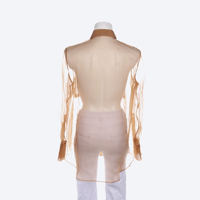 Image 2 of Silk Shirt 46 Camel in color Brown | Vite EnVogue