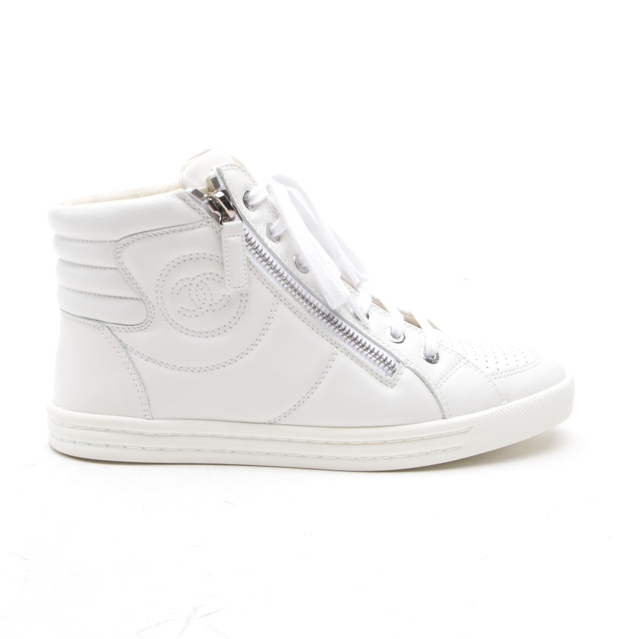 Image 1 of High-Top Sneakers EUR 36.5 White in color White | Vite EnVogue