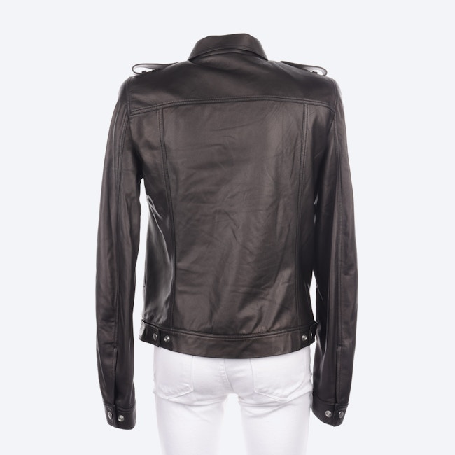 Image 2 of Leather Jacket 42 Black in color Black | Vite EnVogue