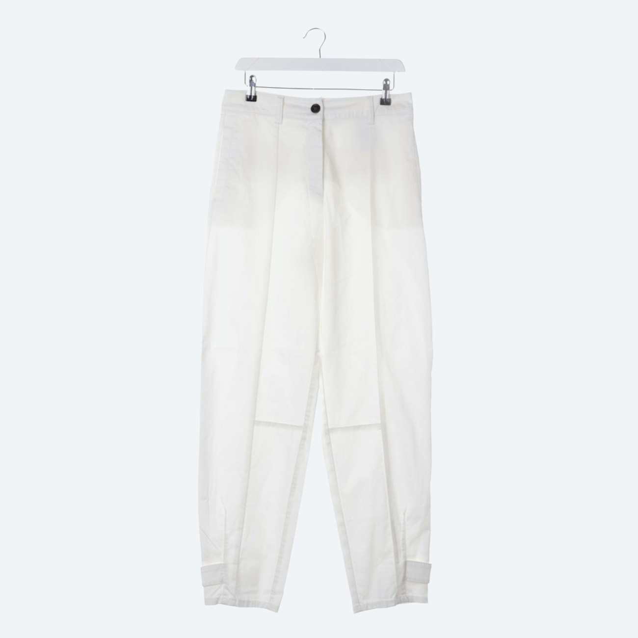 Image 1 of Trousers in 30 in color White | Vite EnVogue