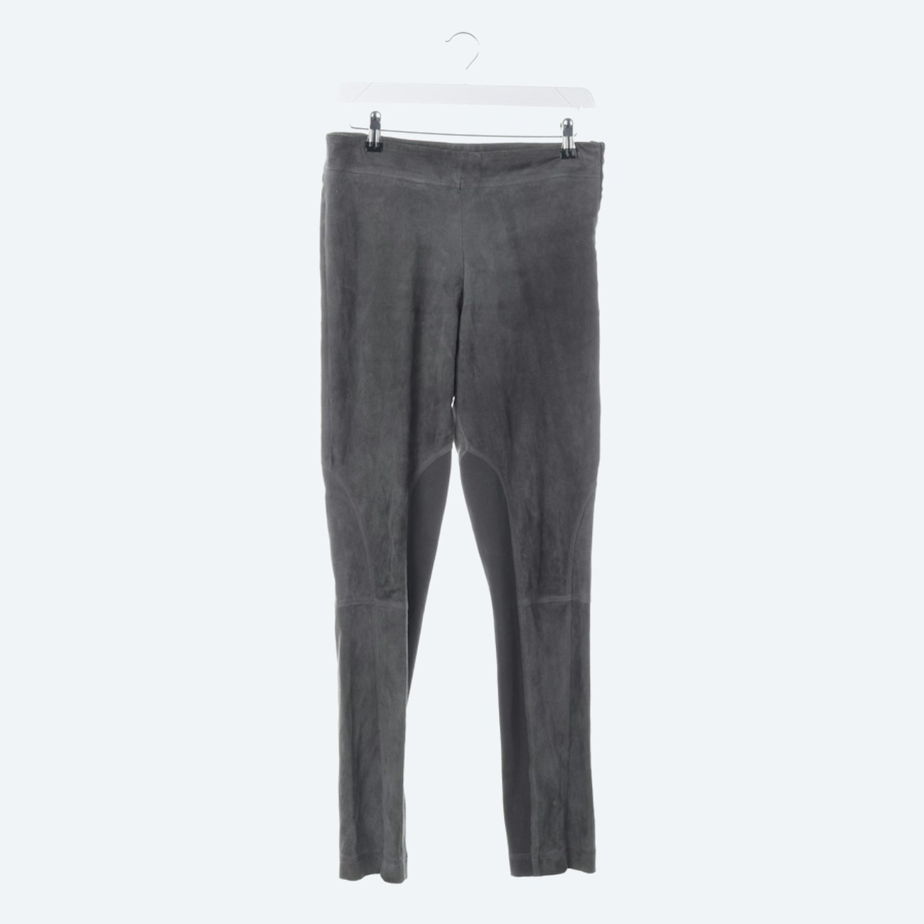 Image 1 of Leather Pants 40 Gray in color Gray | Vite EnVogue