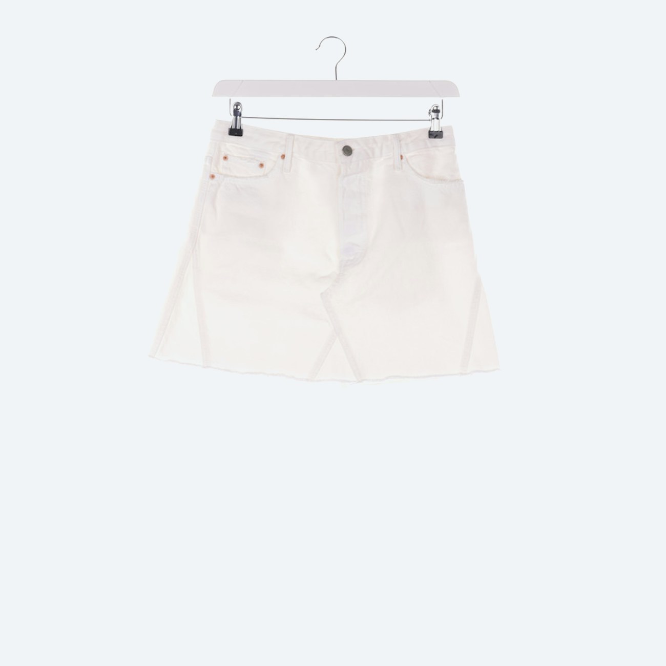 Image 1 of Mini Skirt 29 White in color White | Vite EnVogue