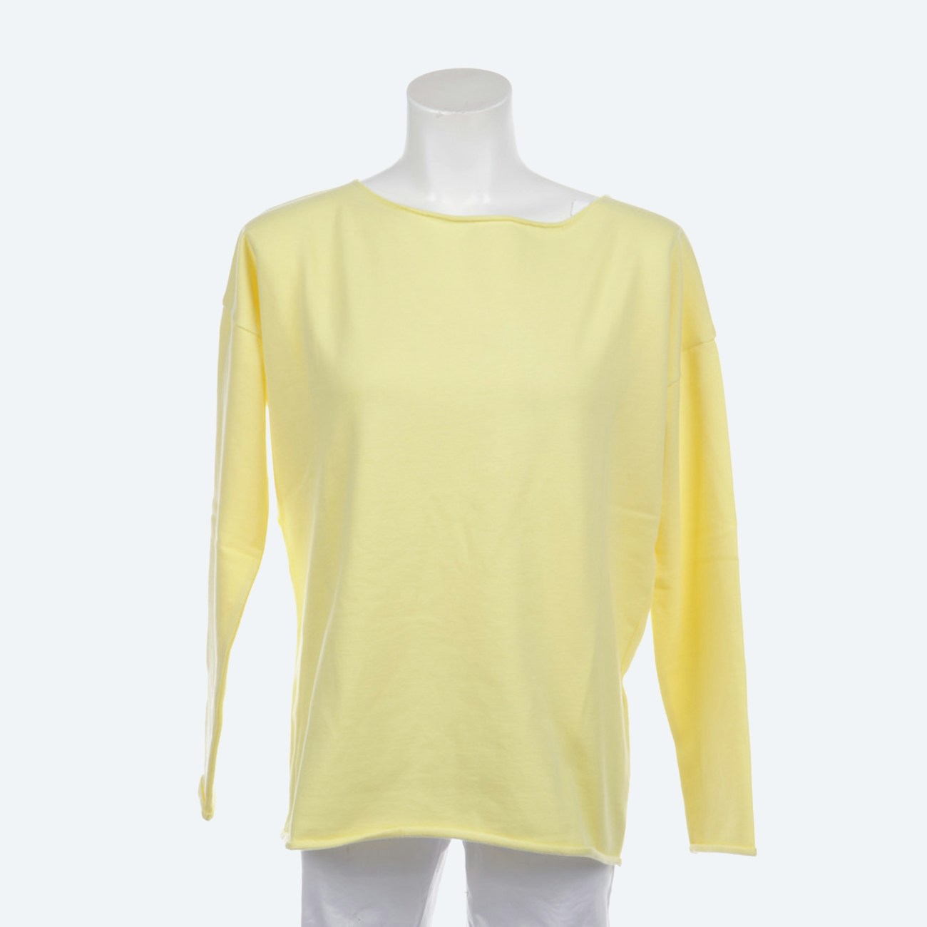 Image 1 of Sweatshirt 2XS Pastel yellow in color Yellow | Vite EnVogue