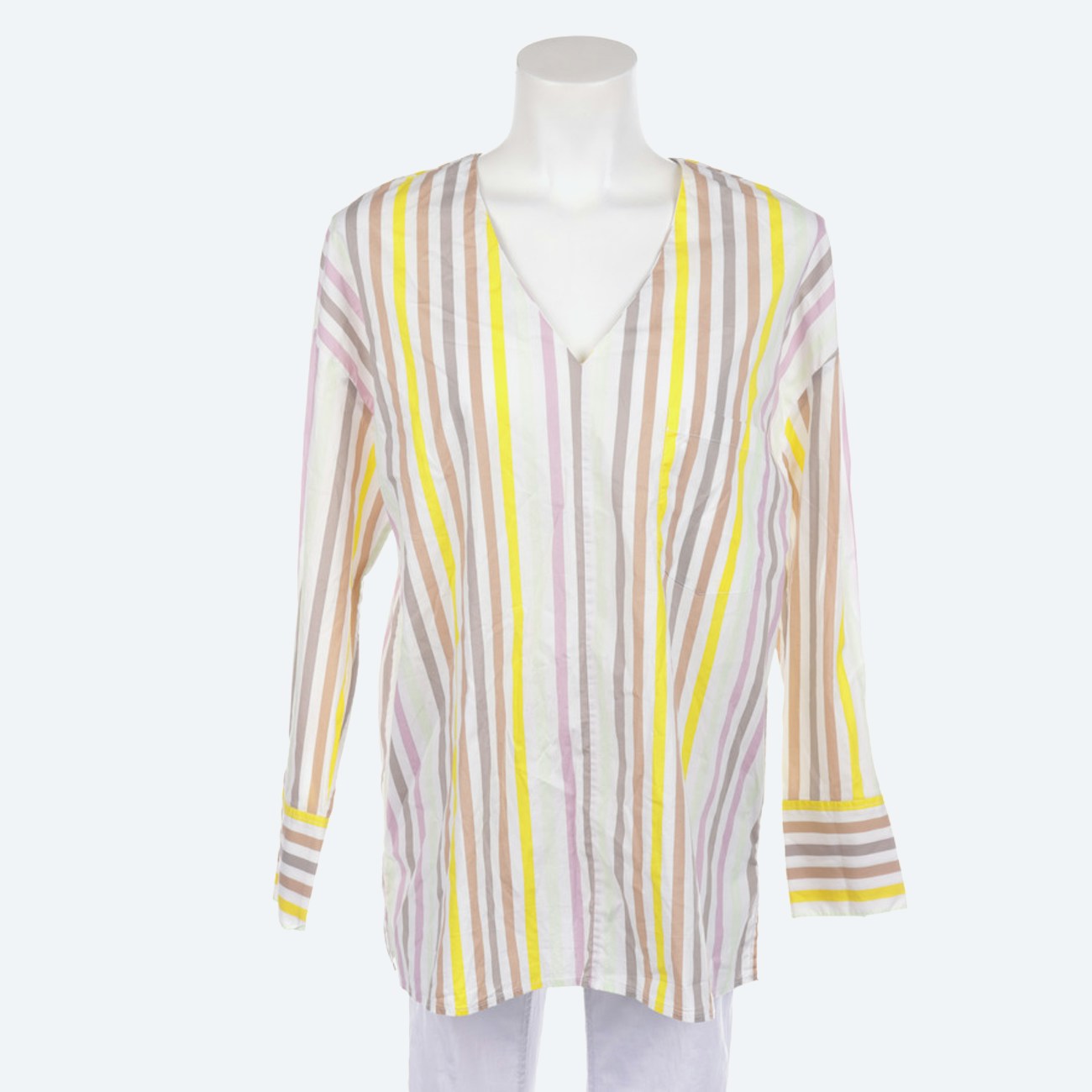 Image 1 of Shirt Blouse L Multicolored in color Multicolored | Vite EnVogue