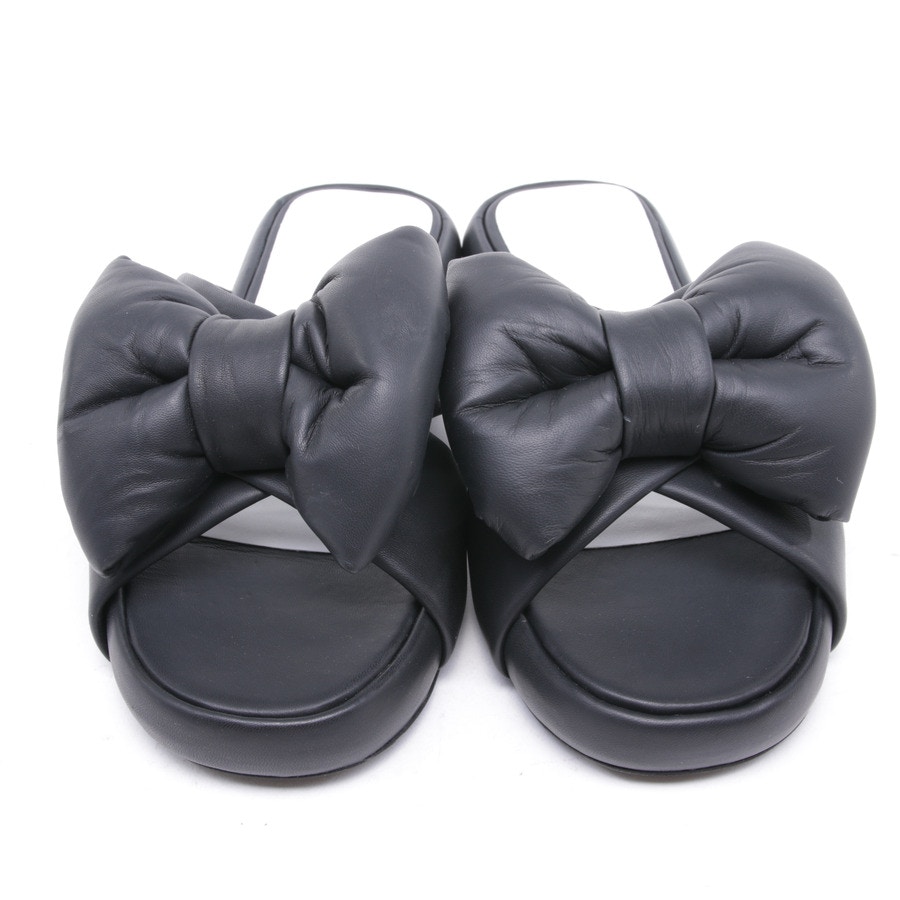 Image 2 of Dian Bow Sandals EUR38 Black in color Black | Vite EnVogue