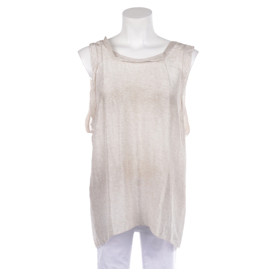 Image 1 of Silk Top 36 Beige in color White | Vite EnVogue