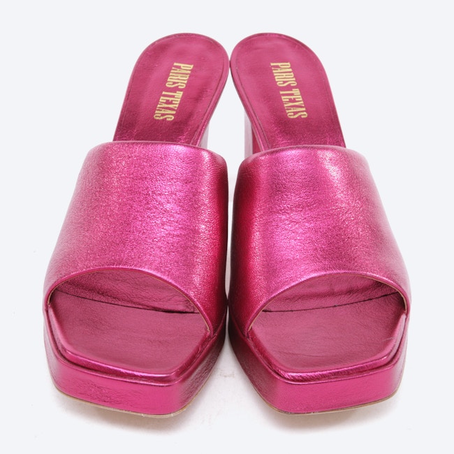 Image 2 of Heeled Mules EUR 39.5 Fuchsia in color Pink | Vite EnVogue
