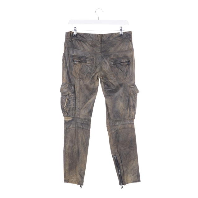 Leather Pants 36 Gray green | Vite EnVogue