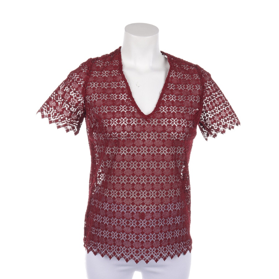 Image 1 of Shirt Blouse 34 Maroon in color Red | Vite EnVogue
